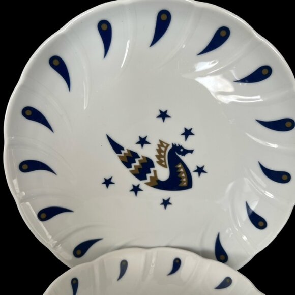 RARE Air France Concorde Porcelain Plate & Bowl Set by Jean Picart Le Doux -1975 - Picture 7 of 7